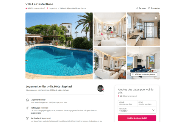Exemple annonce AirBnb pro